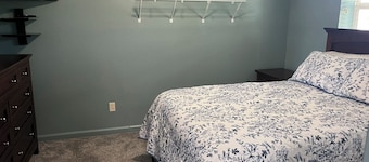 Cozy 2-bedroom Home in serene Gloster with cool AC and privacy