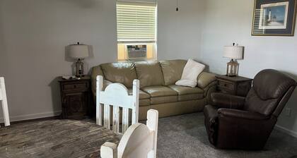 Cozy 2-bedroom Home in serene Gloster with cool AC and privacy