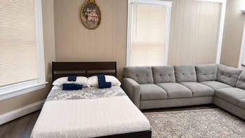 3 slaapkamers, een strijkplank/strijkijzer, gratis wifi