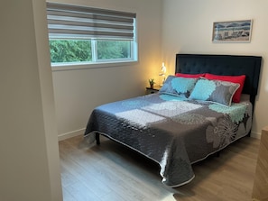 1 dormitorio, caja fuerte, tabla de planchar con plancha y wifi