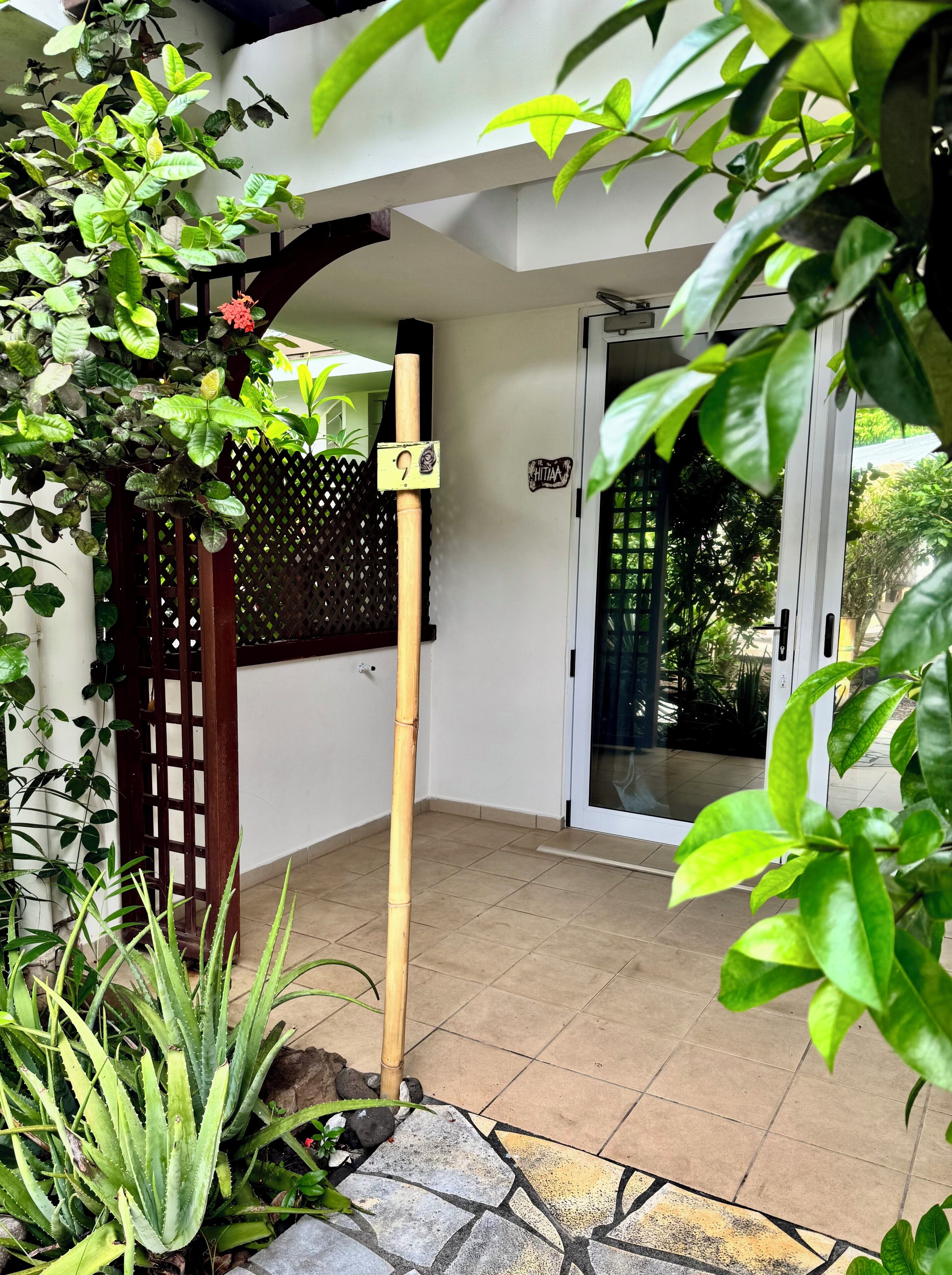 Habitación familiar, vista al jardín | Terraza o patio