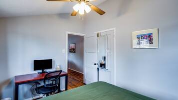 2 habitaciones, tabla de planchar con plancha y wifi gratis
