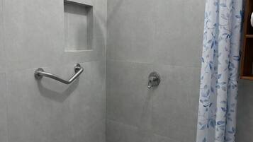 Towels, soap, toilet paper