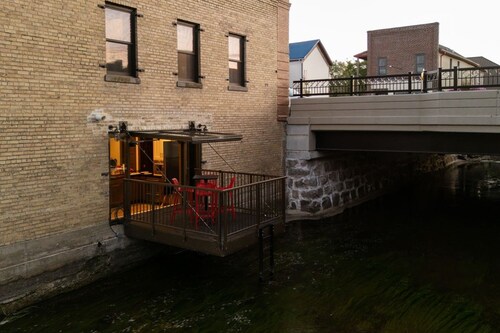 Downtown Riverfront Retreat w/ Deck & Boat Slip