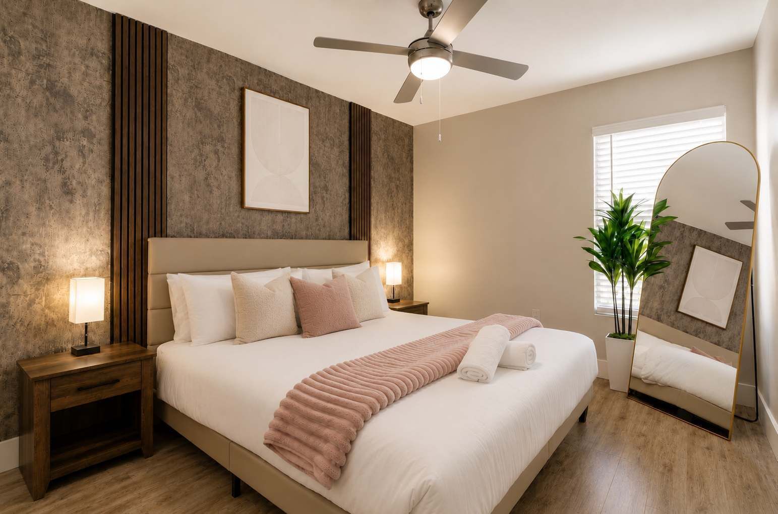 2 bedrooms, iron/ironing board, travel crib, WiFi