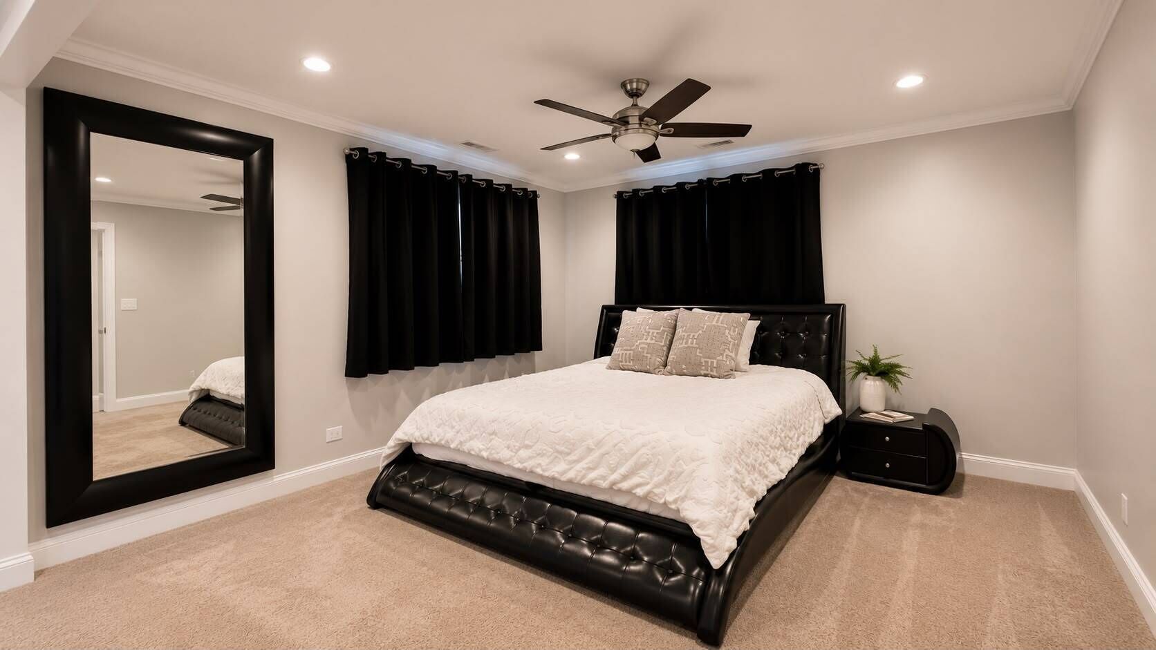 4 bedrooms, iron/ironing board, WiFi (free), bed sheets