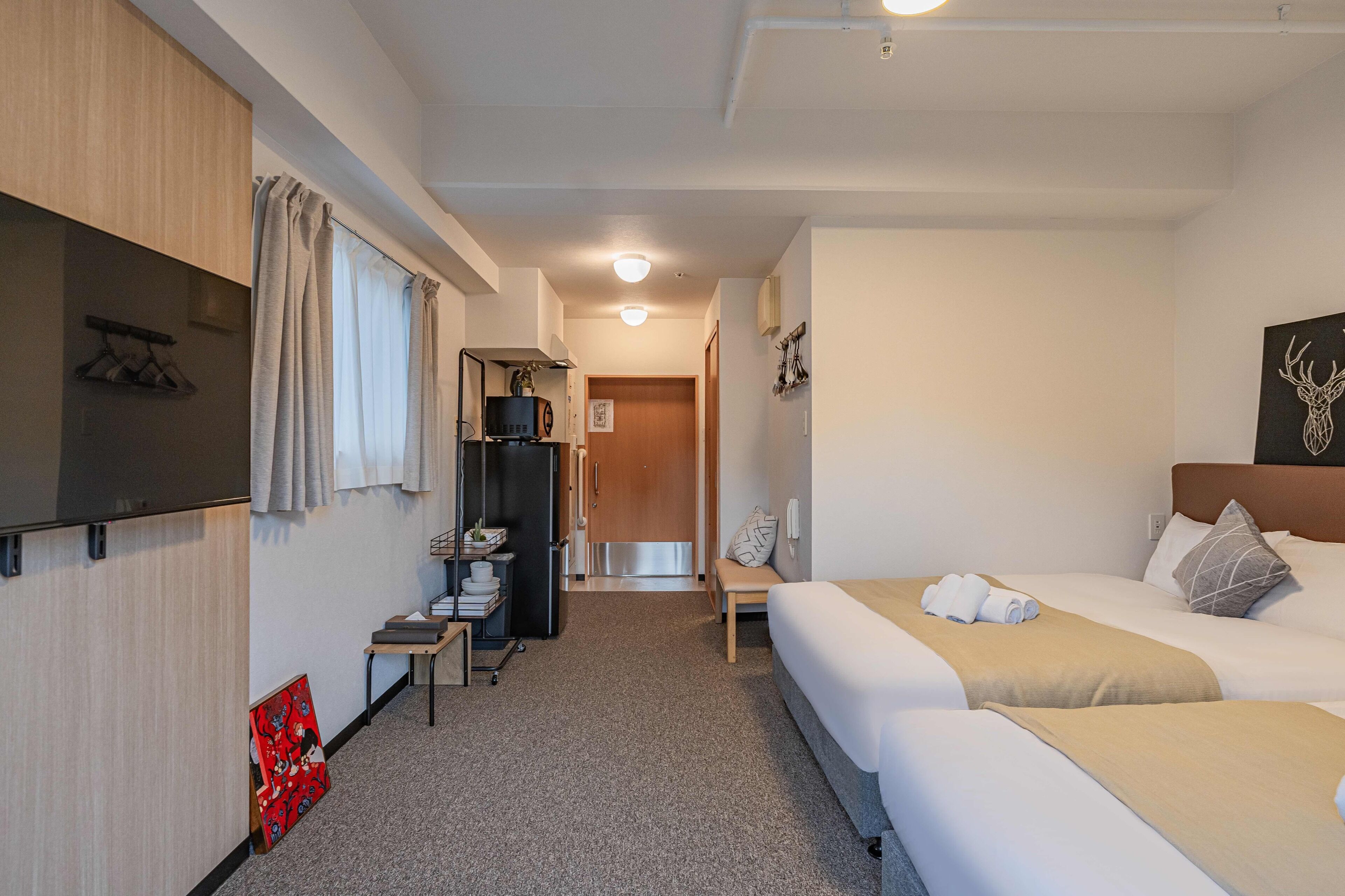 Habitación clásica con 2 camas individuales, balcón