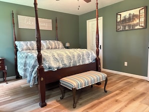 2 dormitorios, cuna de viaje, wifi gratis y ropa de cama