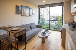 Living area - Roma Norte Loft · A Pasos de Álvaro Obregón (Ciudad de México)