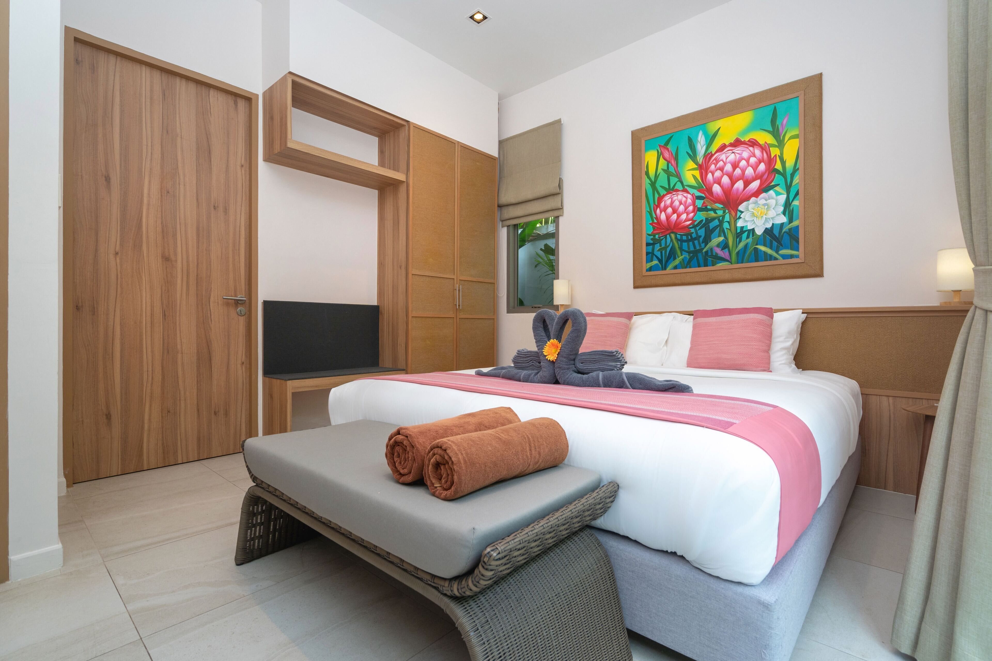 Villa, 3 Bedrooms, Private Pool, Pool View | In-room safe, blackout drapes, iron/ironing board, WiFi (free)