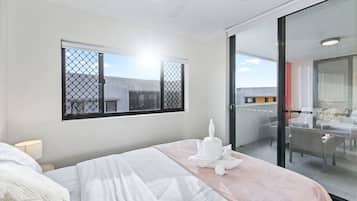3 bedrooms, iron/ironing board, travel cot, WiFi