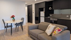 Living area - `Heart of Canberra` ~ Inner City 1br apartment (Reid)