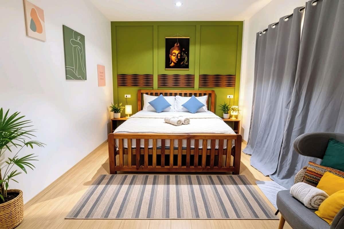 Iron/ironing board (on request), free WiFi, bed sheets