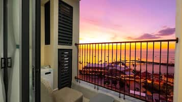 Studio « Premier », vue océan | Vue depuis le balcon