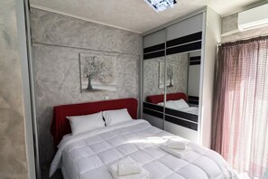 2 habitaciones, tabla de planchar con plancha, internet y ropa de cama 