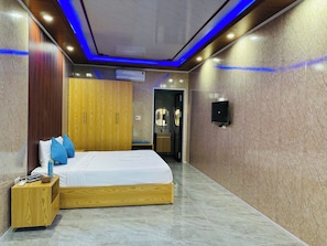 Chambre Double Deluxe, vue jardin | Bureau, Wi-Fi gratuit