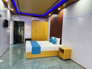 Chambre Double Deluxe, vue jardin | Bureau, Wi-Fi gratuit