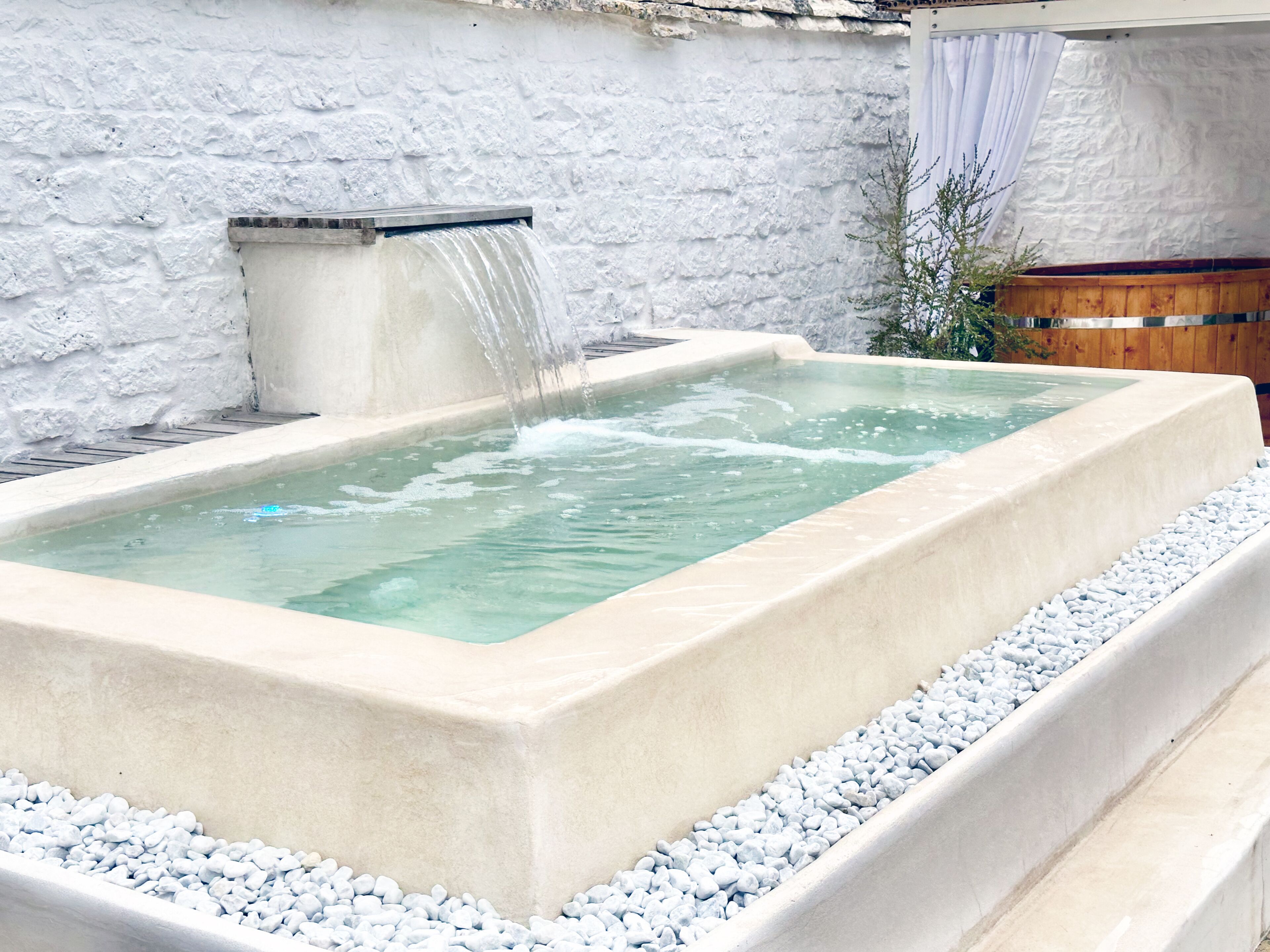 Sale per trattamenti di coppia, sauna, vasca idromassaggio