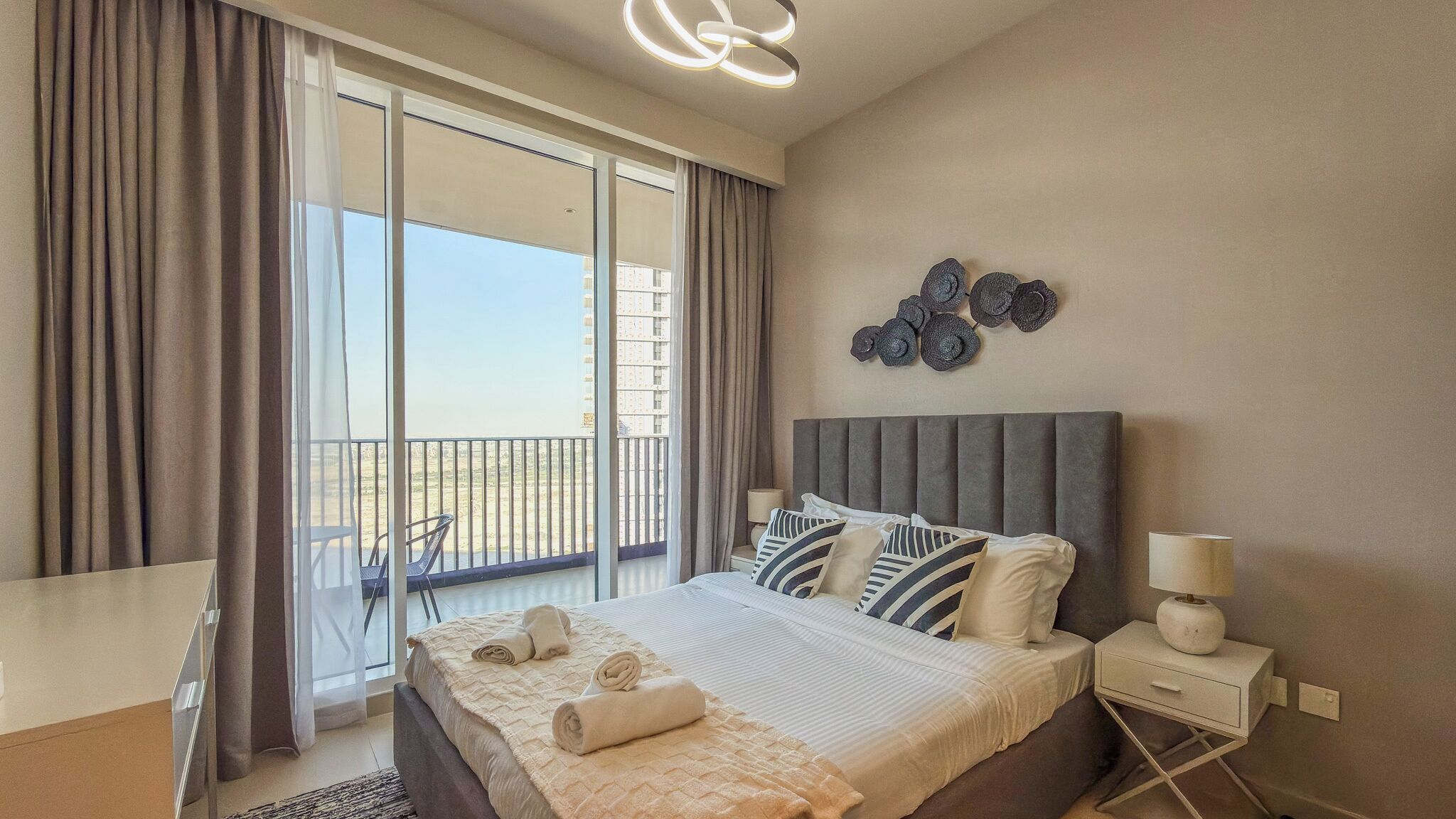 Deluxe-Apartment, Balkon, Hafenblick