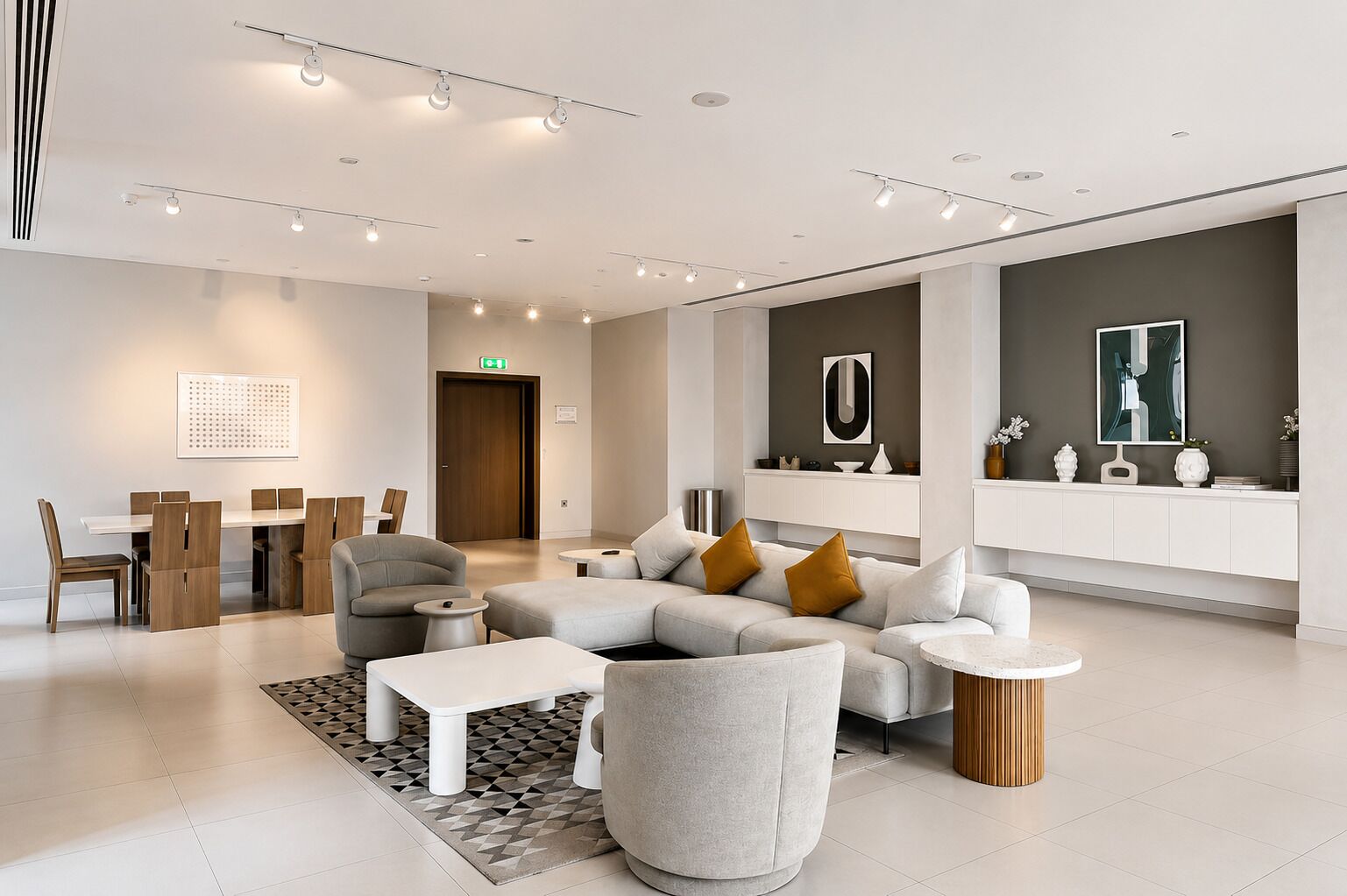 Lobby sitting area
