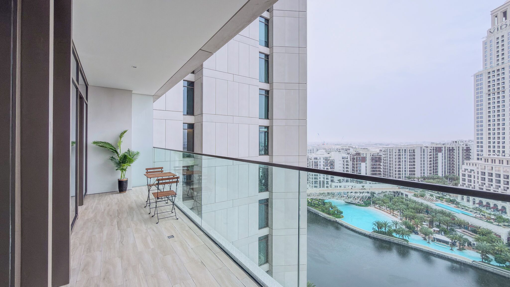 Deluxe Apartment, Balcony, Pool View | View from room