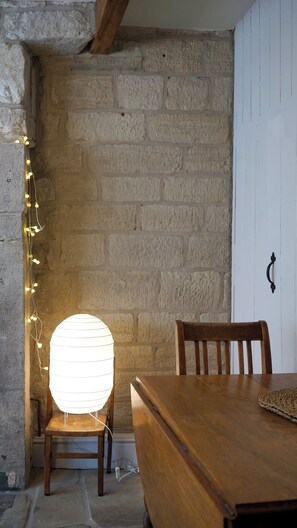 Dining - Triangle Cottage - A beautifully restored and furnished luxury cottage for two (Hebden Bridge)