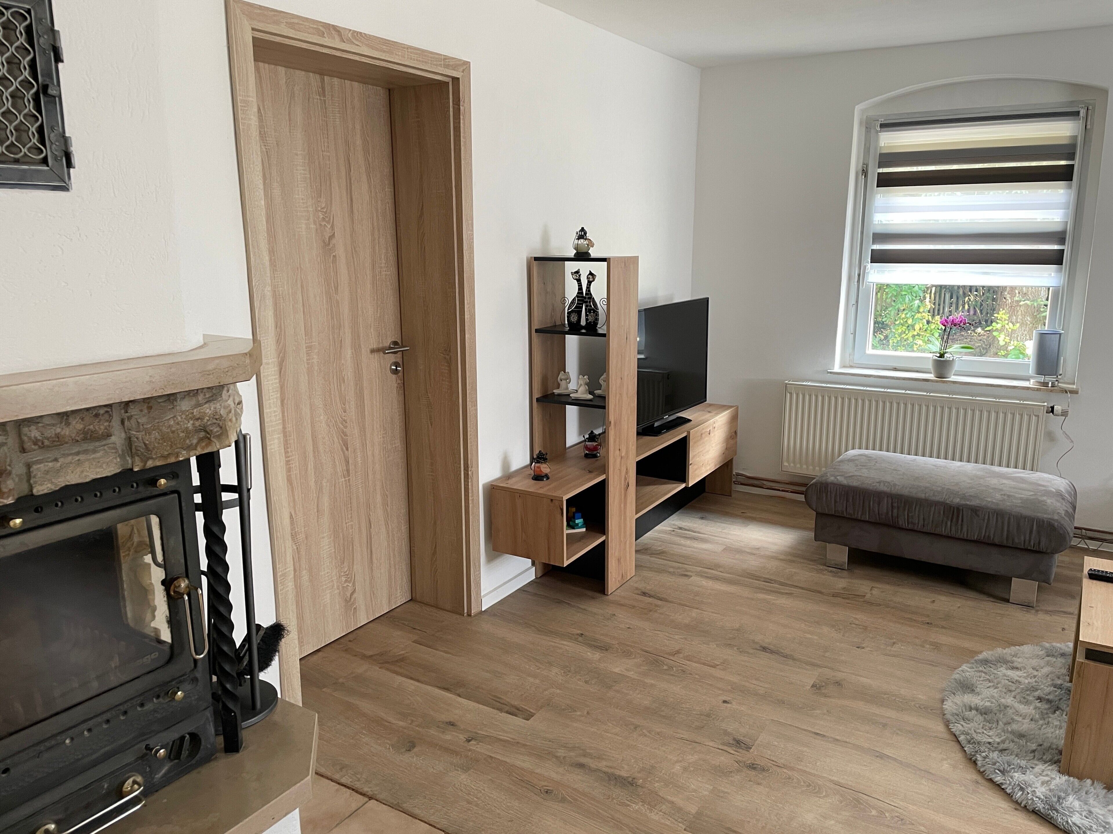 Fernseher, Kamin