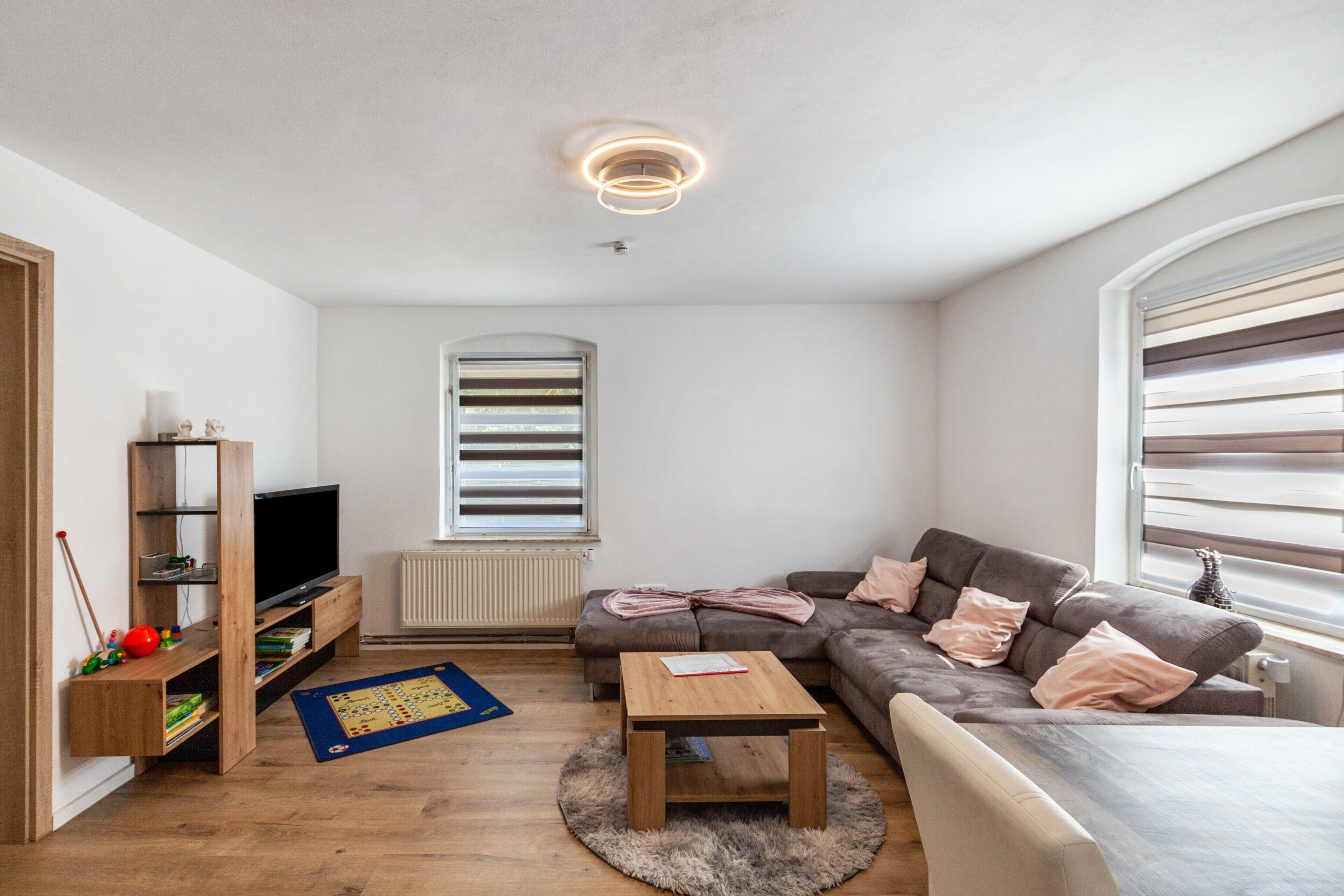 Fernseher, Kamin