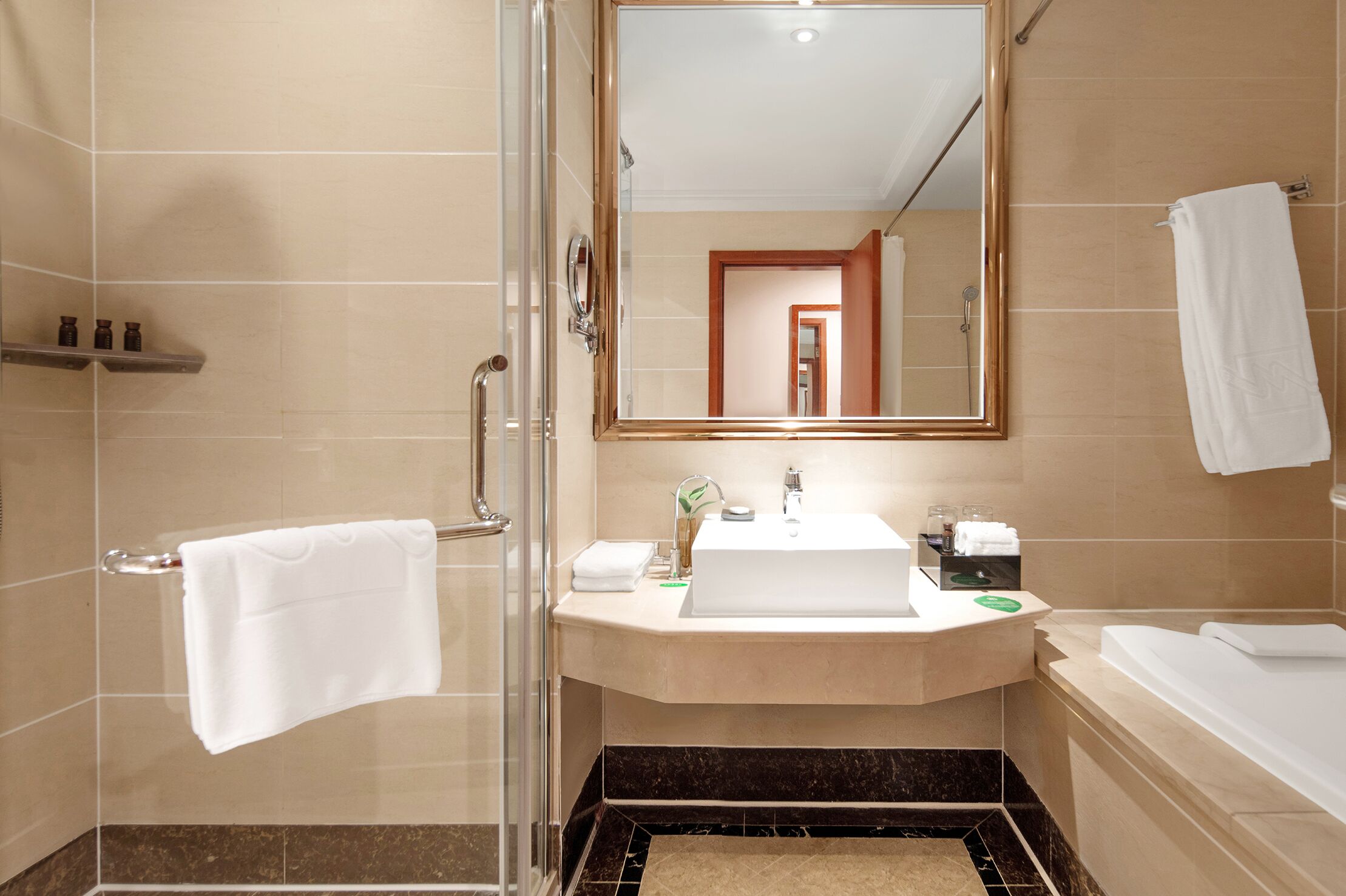 Executive Single Room, City View | Bathroom | Free toiletries, hair dryer, slippers, towels
