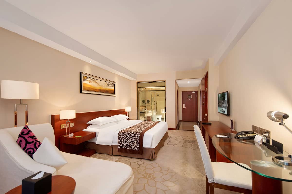 Business Single Room, City View | In-room safe, desk, laptop workspace, blackout drapes