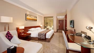 Business Single Room, City View | In-room safe, desk, laptop workspace, blackout drapes