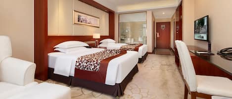 Business Double Room, City View | In-room safe, desk, laptop workspace, blackout curtains