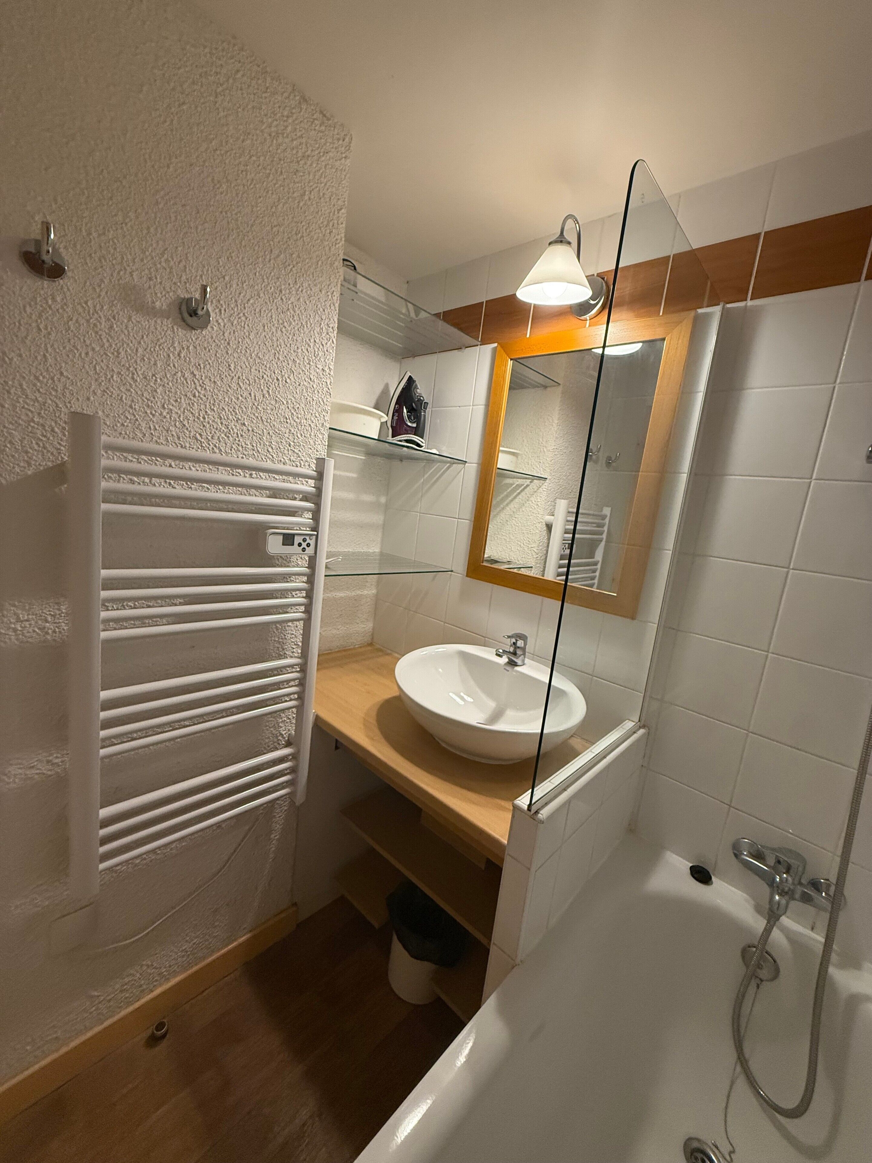 Een douche, een haardroger