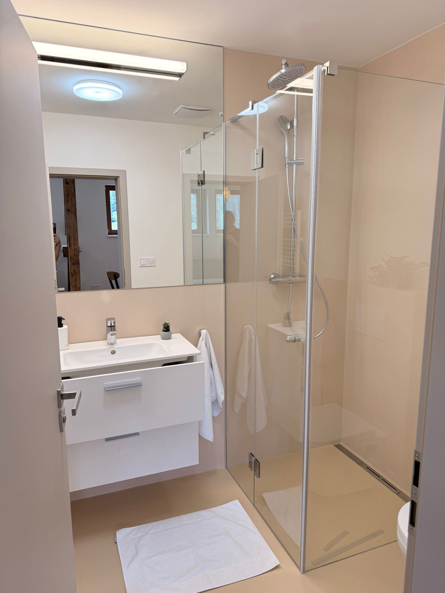 Departamento tradicional (3.3) | Baño | Secadora de cabello, toallas, papel de baño 