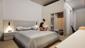 In-room safe, desk, laptop workspace, free WiFi - Werre-Quartier Boardinghouse Löhne (Löhne)