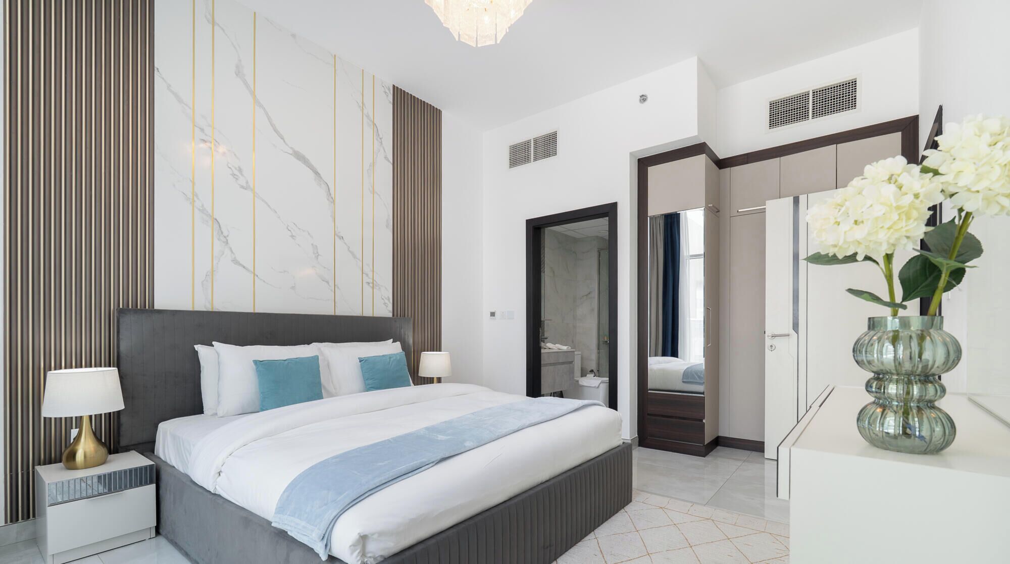 Deluxe Apartment, Balcony, City View | Premium bedding, in-room safe, blackout drapes, iron/ironing board