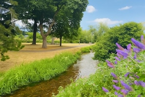 House, Patio | Property grounds - The Old Shop at Savile House  (Ollerton)