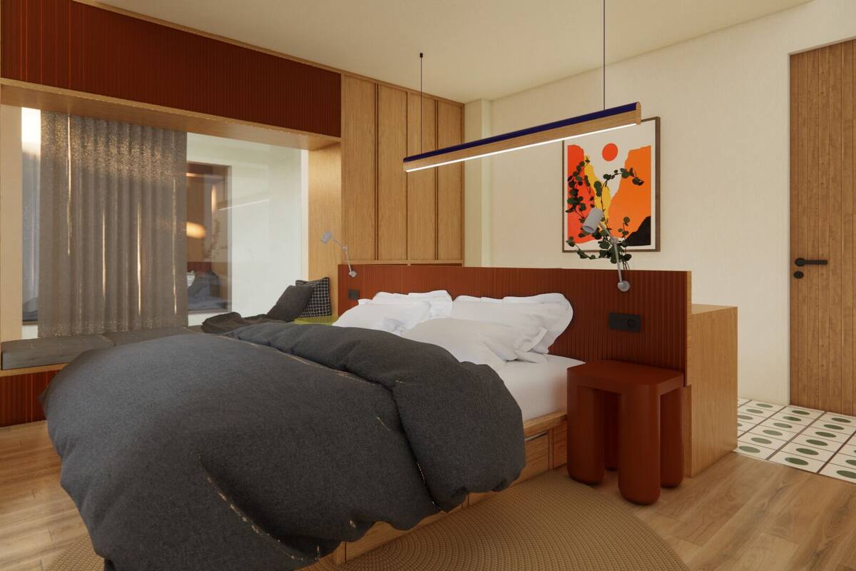 Room, Pool View | In-room safe, iron/ironing board (on request), WiFi (free)