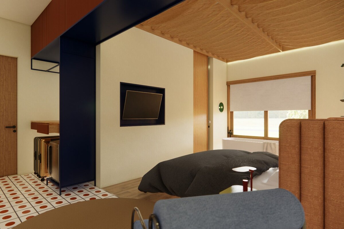 Room, Pool View | In-room safe, iron/ironing board (on request), WiFi (free)