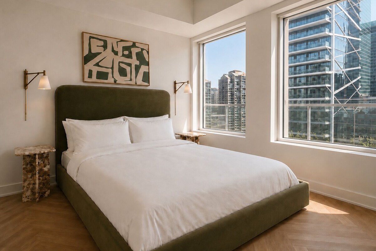 Superior Apartment, 1 Queen Bed with Sofa bed, Balcony | Premium bedding, memory-foam beds, iron/ironing board, free WiFi