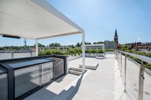Comfort Apartment, City View | Terrace/patio - Taras na fali AltumStay (Sopot)