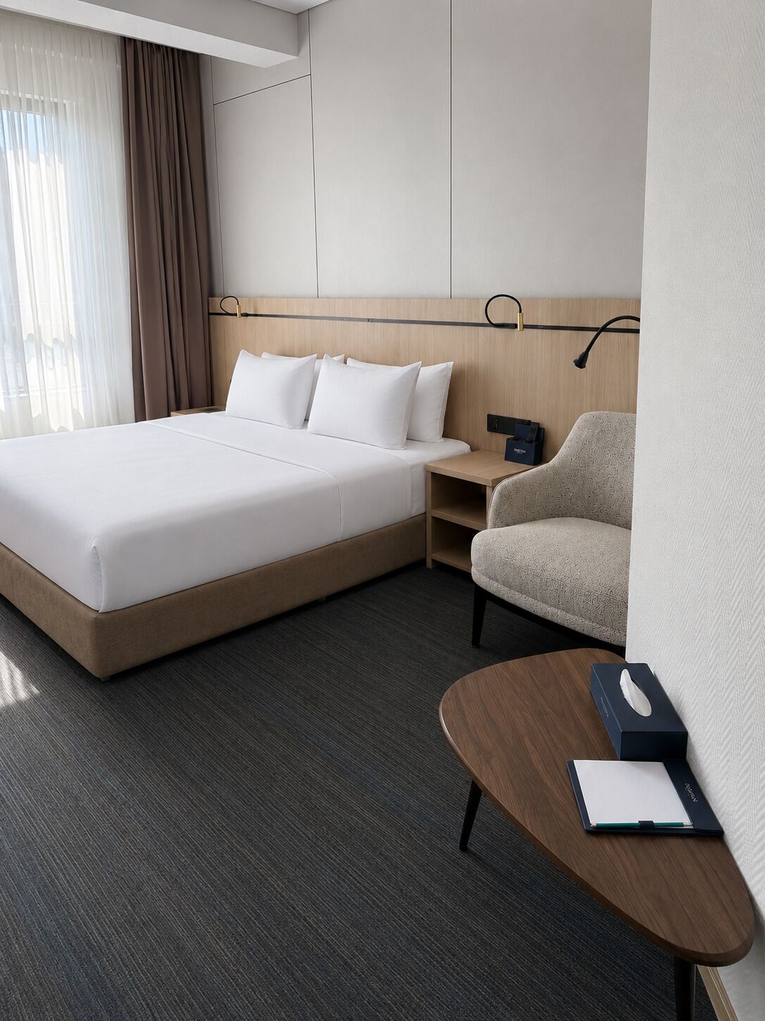 Comfort Double Room | Egyptian cotton sheets, premium bedding, in-room safe, laptop workspace