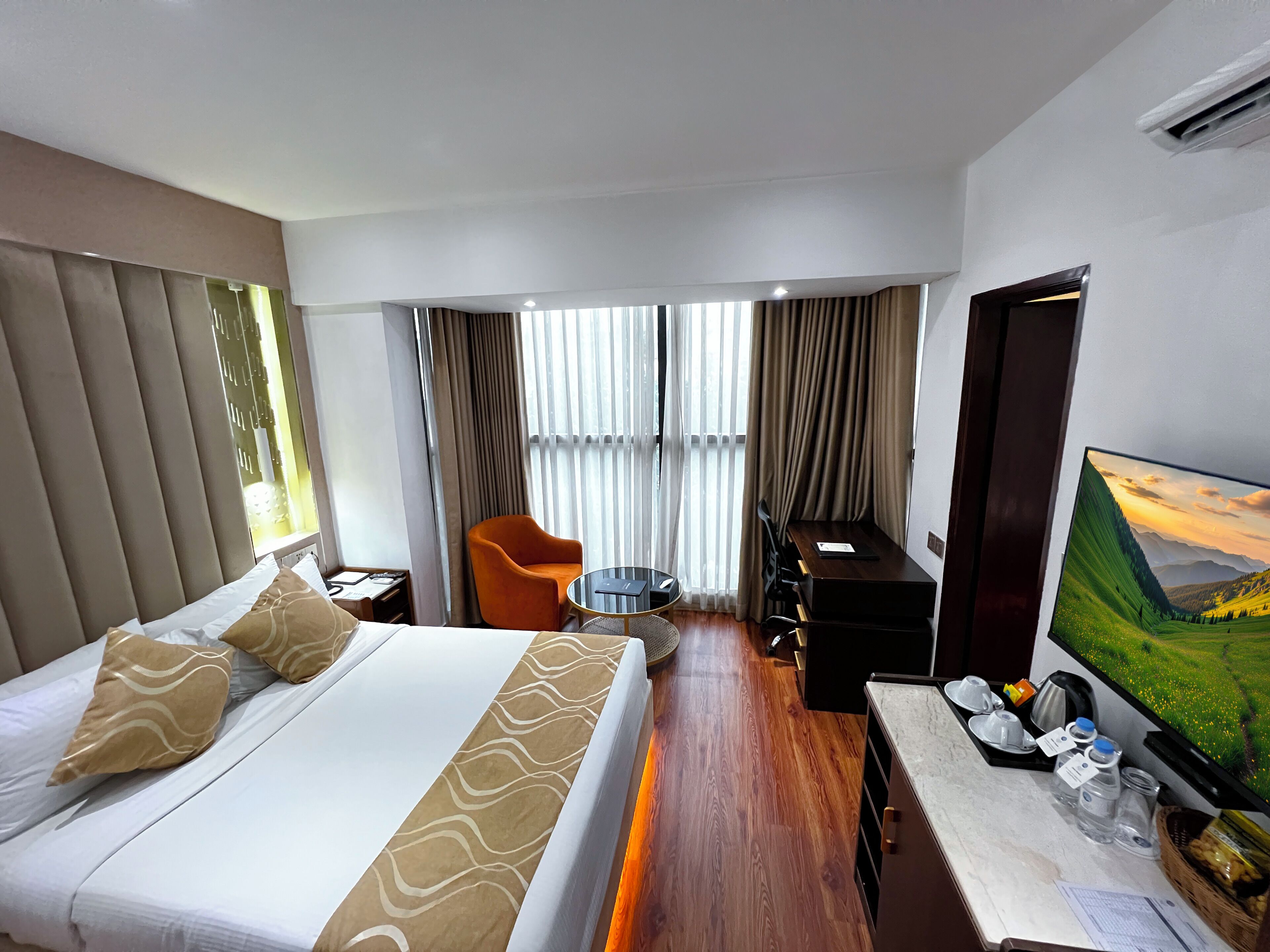 Standard Double Room, City View | Hypo-allergenic bedding available, minibar, desk, laptop workspace