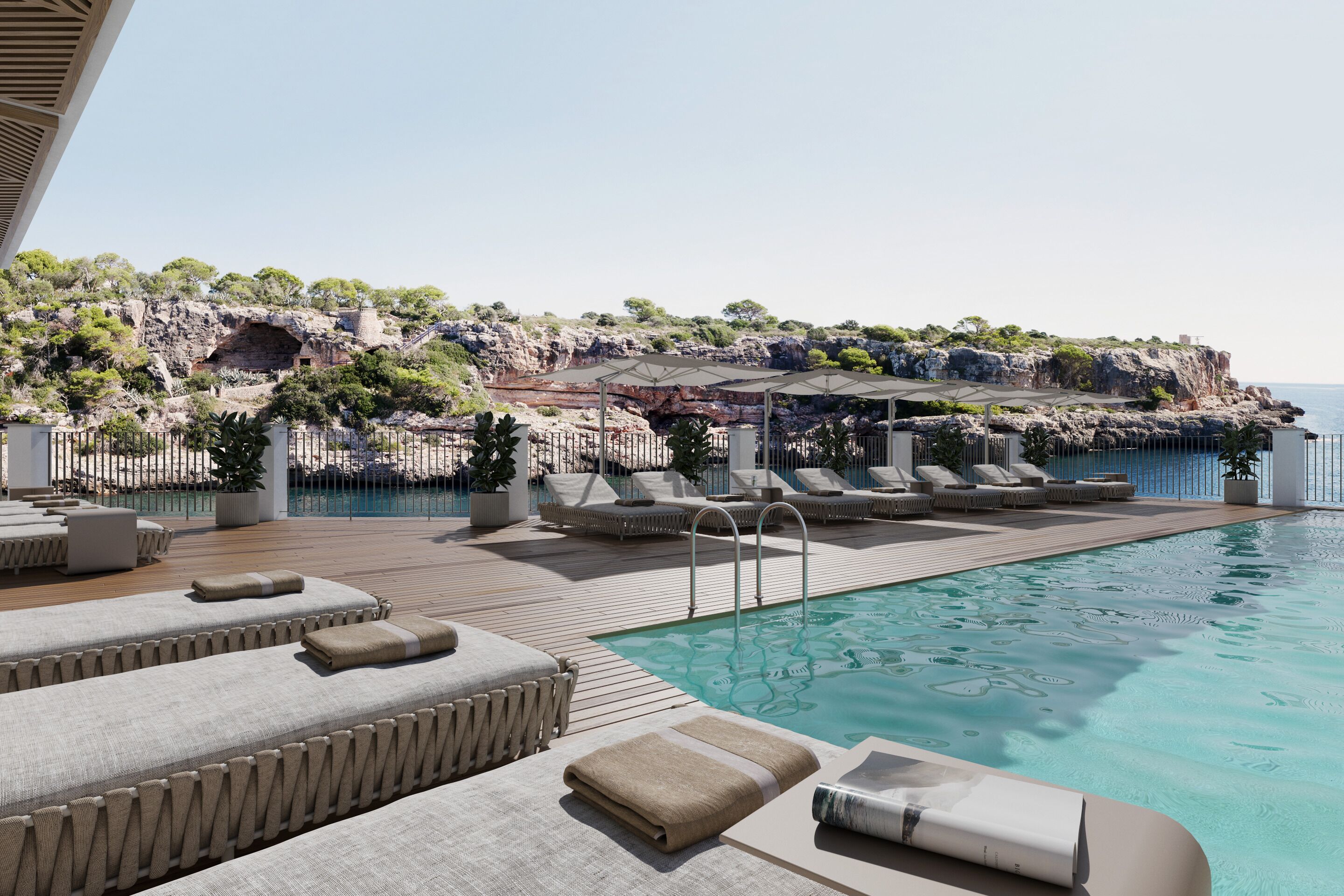 Indoor pool, outdoor pool
