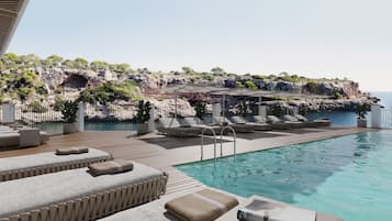Indoor pool, outdoor pool