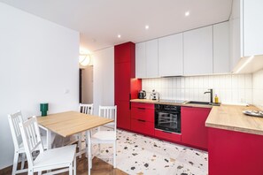 Appartement, vue ville | Coin cuisine privé
