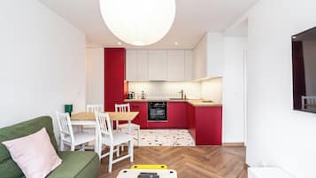 Appartement, vue ville | Coin séjour
