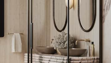 Kamar Superior | Kamar mandi | Shower, pancuran hujan, perlengkapan mandi gratis, dan pengering rambut