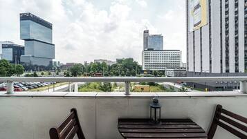 Studio, Balkon, Stadtblick | Blick vom Balkon