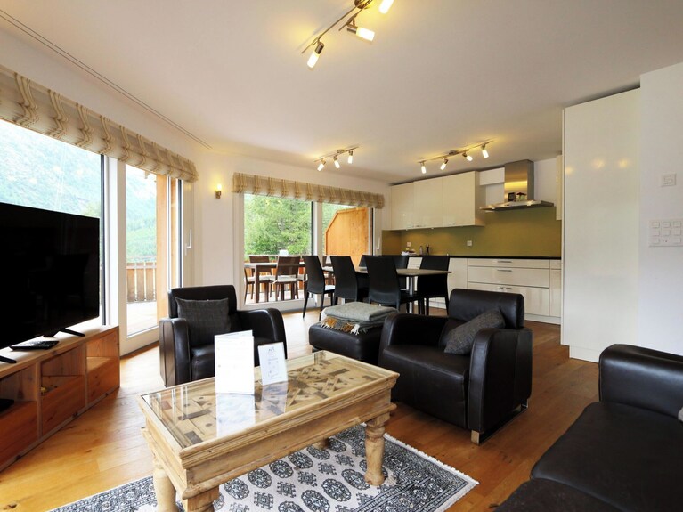 Hollywood 3 Appartement/fewo, Bad, Wc, 3 Schlafräume 6-bettwohnung By Interhome - Saas-Fee